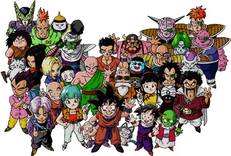 Download Dragon Ball Z Characters Png Image Dragon Ball Z Png Image With No Background
