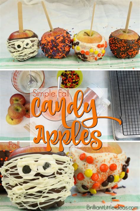 Simple Fall Candy Apples Brilliant Little Ideas