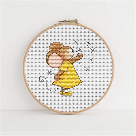 If there is anything we can do to help you please let us. Furry Tales Dandelion Mouse Cross Stitch Pattern | Lucie ...