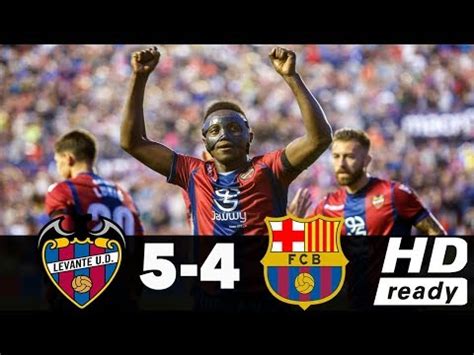 ¡buenas tardes y bienvenidos a la retransmisión, en vivo y en directo online, del levante vs barcelona! Barca Vs Levante 5-4 : Levante 5 × 4 Barcelona - Melhores ...