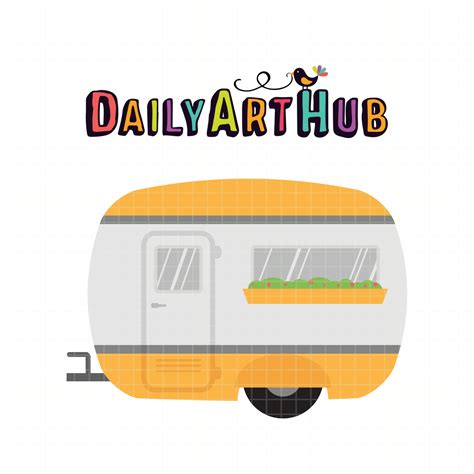 Orange Caravan Clip Art Daily Art Hub Graphics Alphabets And Svg