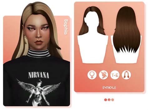 The Sims Resource Sophia Hairstyle By Enriques4 Sims 4 Hairs