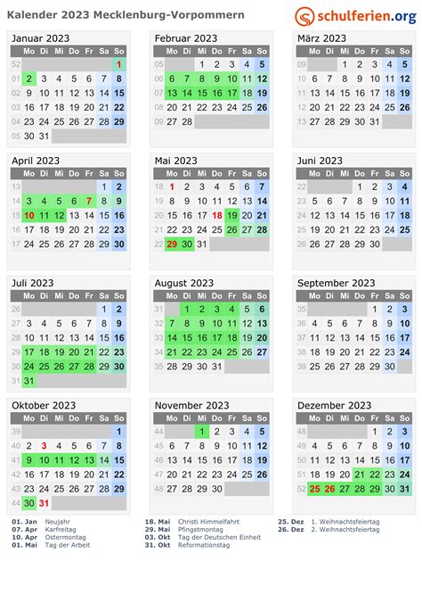 Kalender 2023 Mv Get Calendar 2023 Update