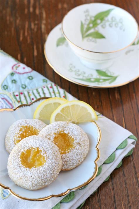 Lemon Thumbprint Cookies Recipe Glorious Treats