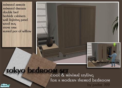 The Sims Resource Tokyo Bedroom Animated Armoir