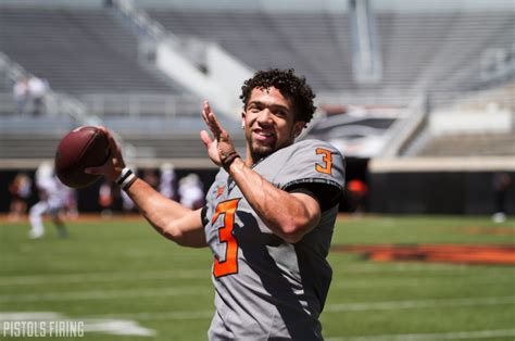 Why Osu Needs Spencer Sanders To Win The Starting Qb Job Right Away Pistols Firing