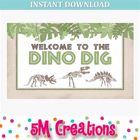 Pin On Dinosaur Party