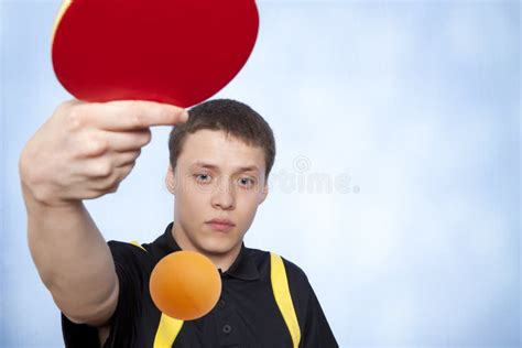 Man Playing Ping Pong Stock Photo Image Of Playing Health 33663108
