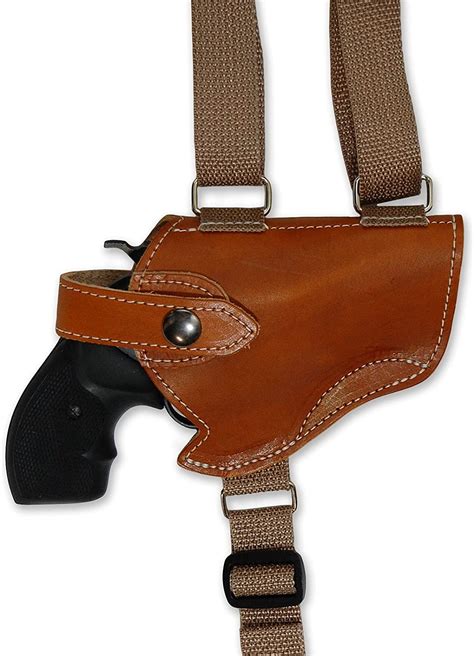 Buy Barsony New Saddle Tan Leather Cross Harness Shoulder Holster For 2