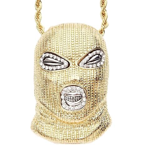 Iced Out Bling Hip Hop Chain Goon Gangster Gold Check