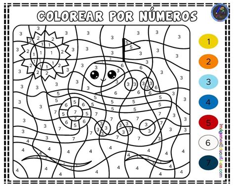 101 Dibujos Para Colorear Colorear Por Números Dibujos Para Colorear