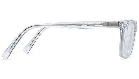 chamberlain low bridge fit eyeglasses in crystal warby parker