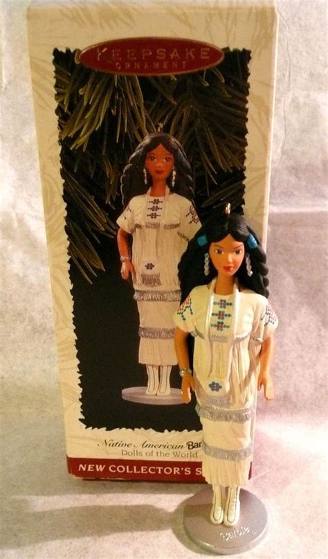 1996 Native American Barbie Christmas Ornament Hallmark Keepsake Qx5561 For Sale Online Ebay