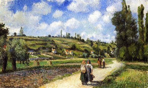 Omissions and so on in subsequent chapters which deal with pissarro's perceptions of the factory, the home. paysage proche pontoise , le auvers route, 1881 de Camille ...