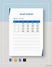 Salary Schedule Template in Word, Pages, Google Docs, PDF - Download