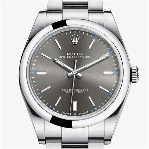 Rolex Oyster Perpetual Oyster 39 Mm Acciaio Oystersteel 114300