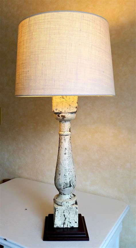 Here are some good bedside table lamps & choosing tips. Salvaged Farmhouse Baluster Repurposed into DIY Bedside ...