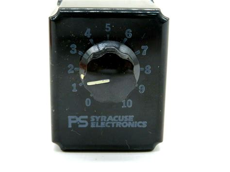 New Syracuse Electronics Rbca 30317 Relay 115vac 180sec Rbca30317 Sb