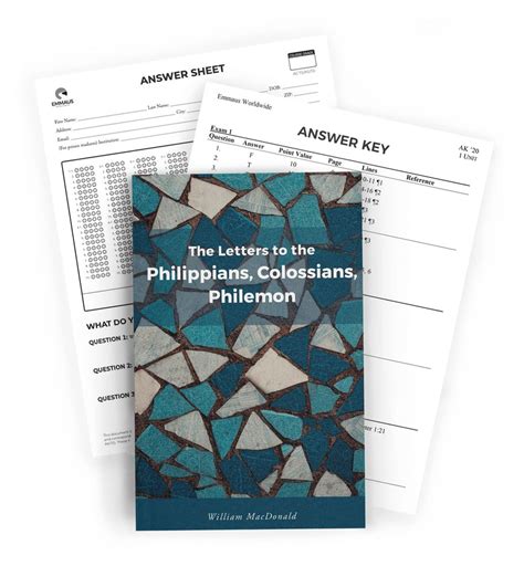 Home School Bundle Philippians Colossians And Philemon Emmaus