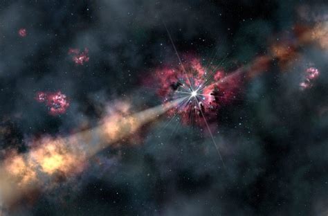 Astronomers Confirm Reverse Shock In A Gamma Ray Burst