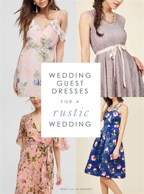 what should a guest wear to a rustic wedding