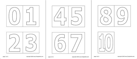 Each number has alongside a group of ladybirds to help associate the visual number with the written symbol. Numbers | Free Printable Templates & Coloring Pages ...