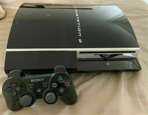 Sony Playstation 3 Ps3 60gb Cech A01 Backwards Compatible Ps1 Ps2 Ps3