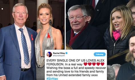 sir alex ferguson news countdown s rachel riley pens emotional message to man utd legend