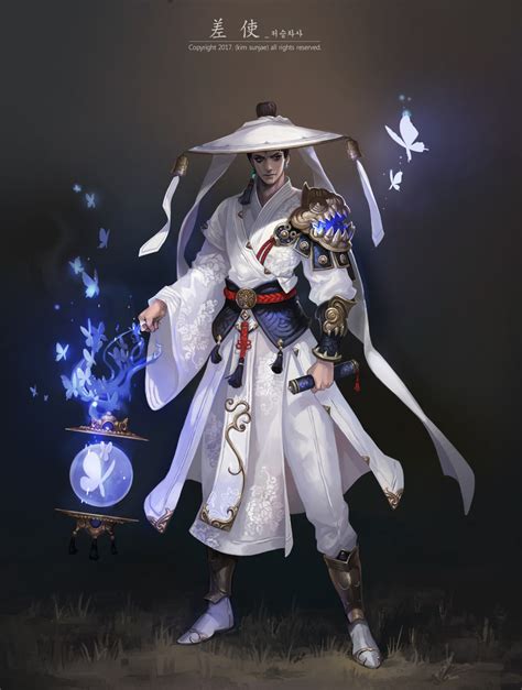 Artstation Oriental Reaper Sunong Rpg Character Fantasy