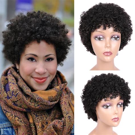 Afro Kinky Curly Wig Short Wigs Brazilian Virgin Human Hair For Free Hot Nude Porn Pic Gallery