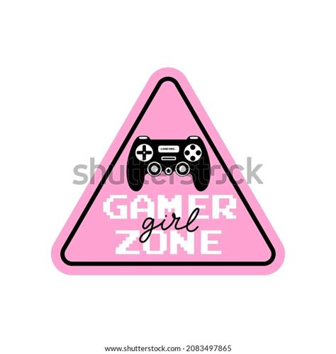 Gamer Zone Sign Vector Illustration Game Stock Vector Royalty Free