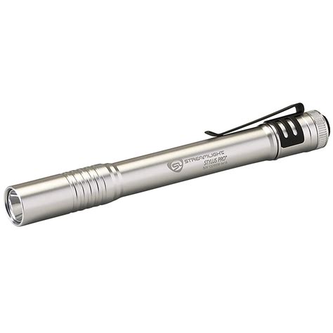 Streamlight 66121 Stylus Pro Penlight With White Led And Holster