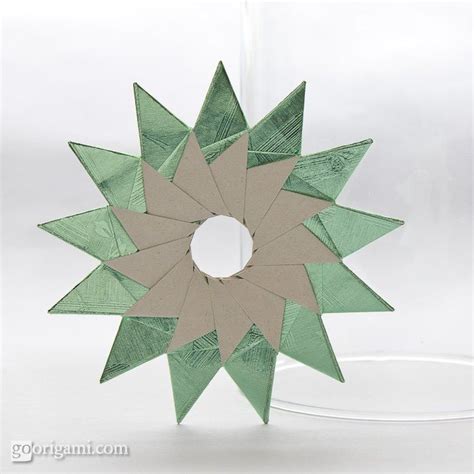 Origami Stars From Silver Rectangles By Maria Sinayskaya Go Origami