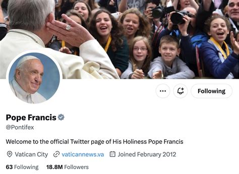 Musks Twitter Purges Blue Checks From Pope Francis Usccb Other
