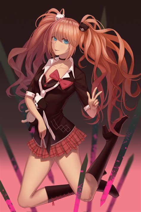 Enoshima Junko And Monokuma Danganronpa And 1 More Drawn By Missin