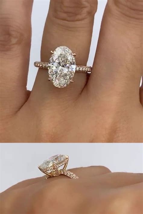 Hidden Halo Engagement Ring Types Of Wedding Rings Oval Halo