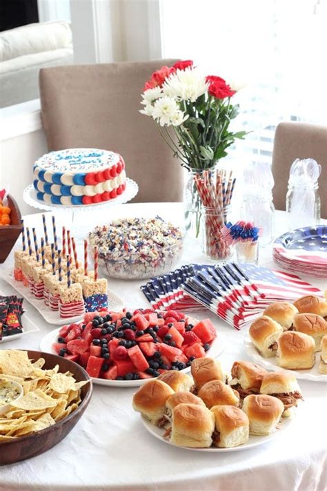 Patriotic Fourth Of July Party Ideas Fourth Of July Th Of July Hot