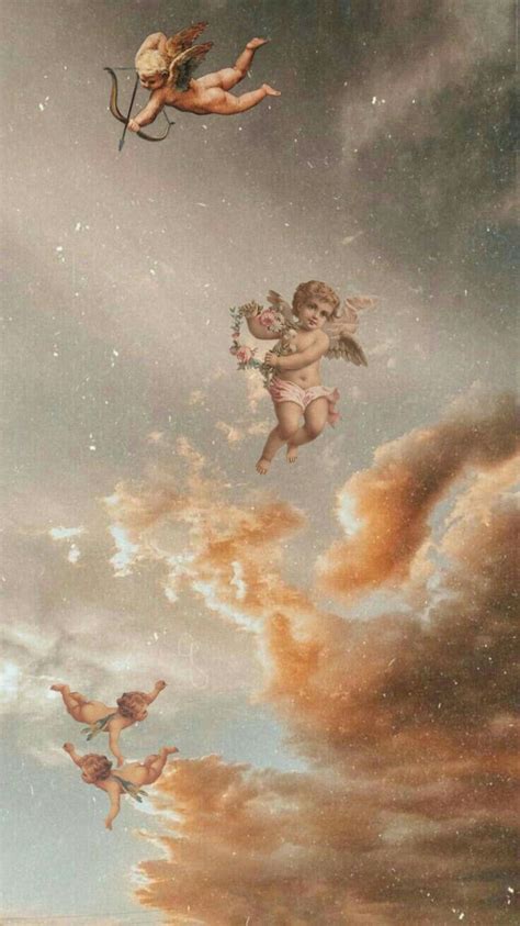 Aesthethic Sky Angels Angel Wallpaper Aesthetic Painting Aesthetic Art
