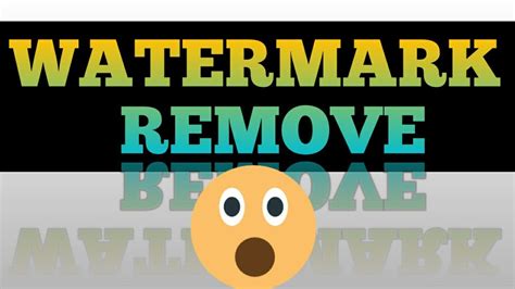 Remove text watermark, scripts from pdf easily in your browser, the quality of the final output is same as the original files. How to Remove Watermark from free screen recorder - YouTube