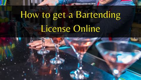 How To Get A Bartending License Online In 2024