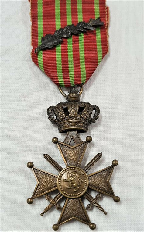 Ww1 Belgium Croix De Guerre Medal Cross Cross Of War Jb Military Antiques