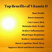 Benefits of Vitamin D.. | Vitamin d, Health, Vitamins