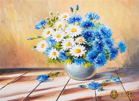 Magnificent Paintings With Bouquets Of Flowers Leosystemart