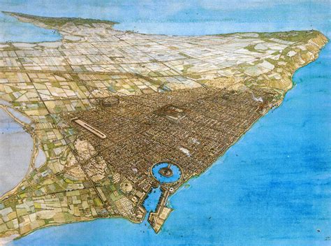 The Ancient City Of Carthage Vivid Maps