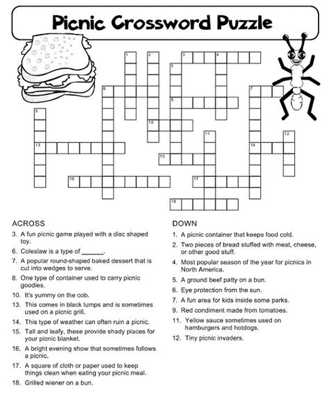Free Printable Puzzles For Kids Fun To Print Kids Crossword Puzzles