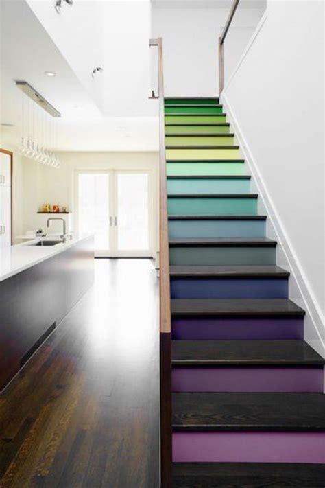 5 vibrant staircase paint color. 12 DIY Painting Ideas That Will Help You To Upgrade The ...