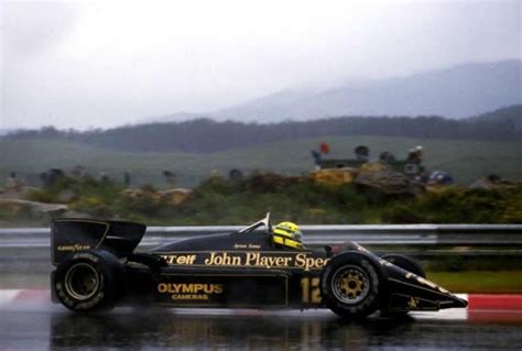 Lotus 97t Renault V6 Turbo F1 Race Car Driven By Ayrton Senna In 1985