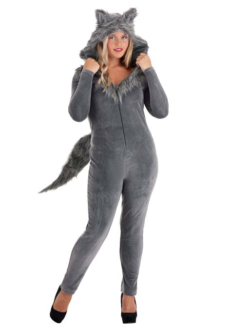 Womens Grey Wolf Costume Animal Costume Exclusive
