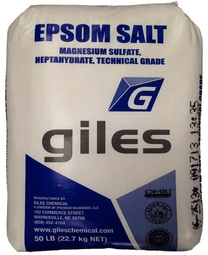 Sprayable Fertilizer Magnesium Sulfate Epsom Salt Ag Siteone