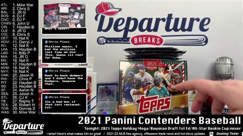 Panini Contenders Baseball Random Teams Youtube